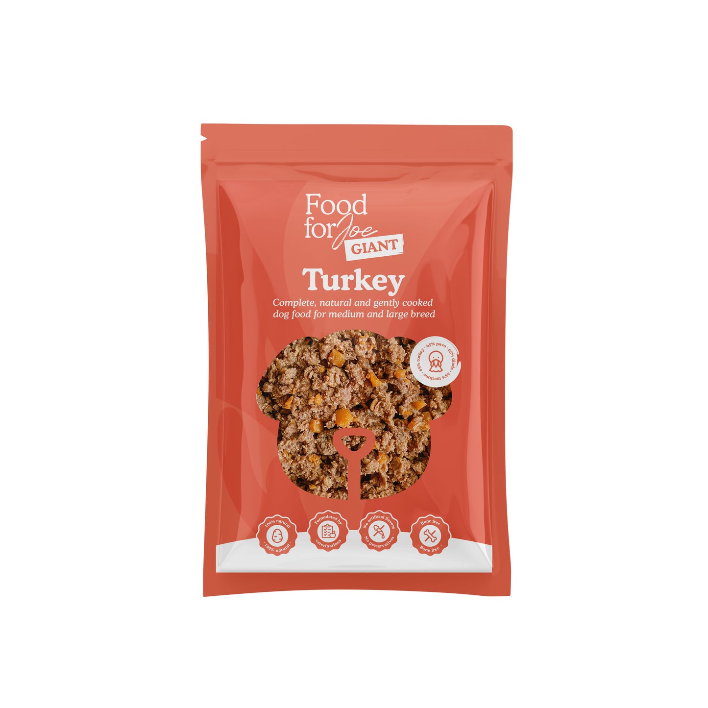 Giant Pavo 1200 gr - Receta de pavo para perros medianos y grandes