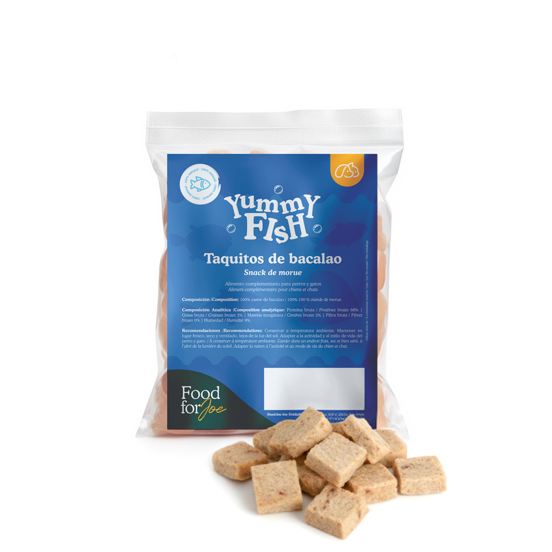 YUMMY FISH - Taquitos de bacalao - Snack 100% natural