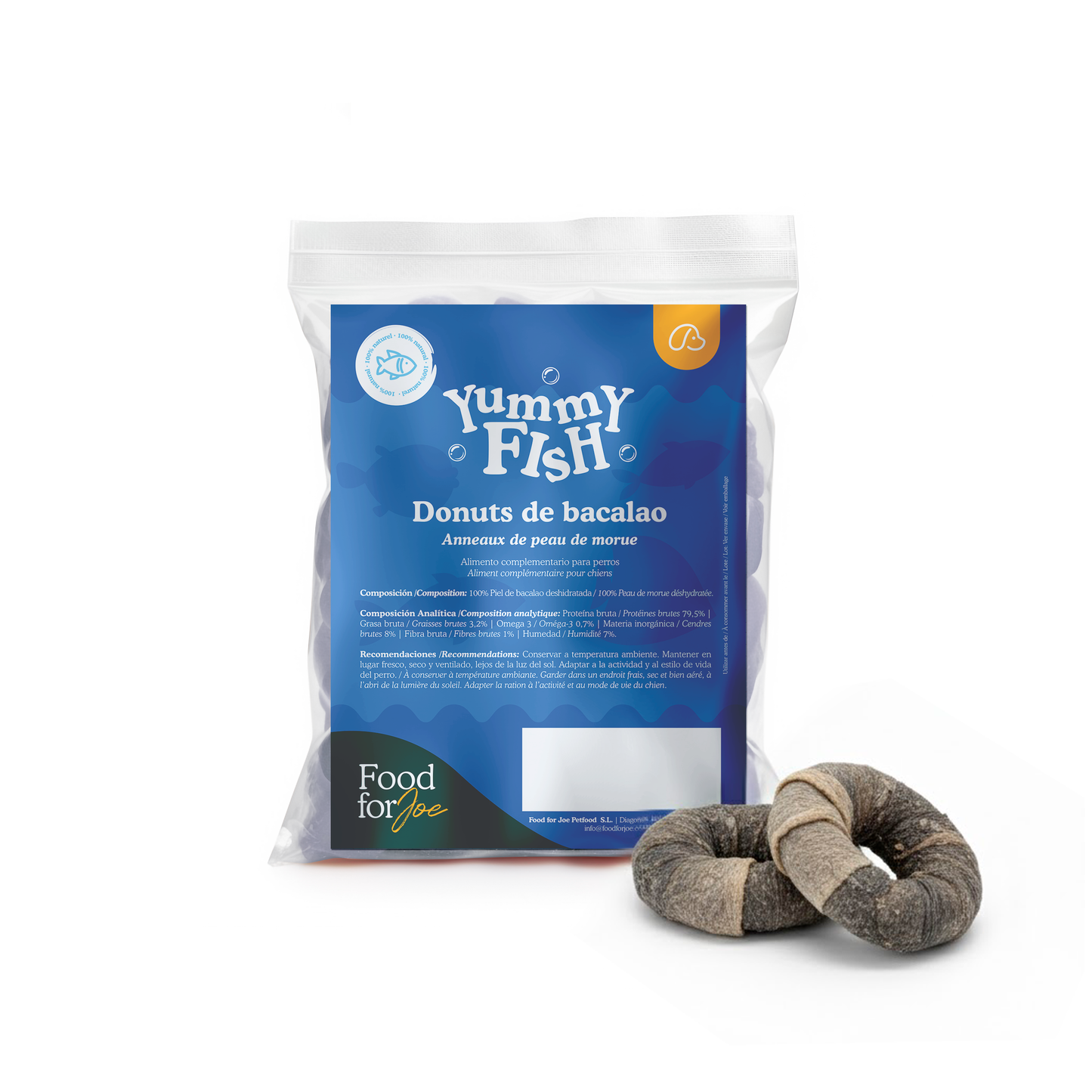 YUMMY FISH - Donuts de bacalao - Snack 100% natural