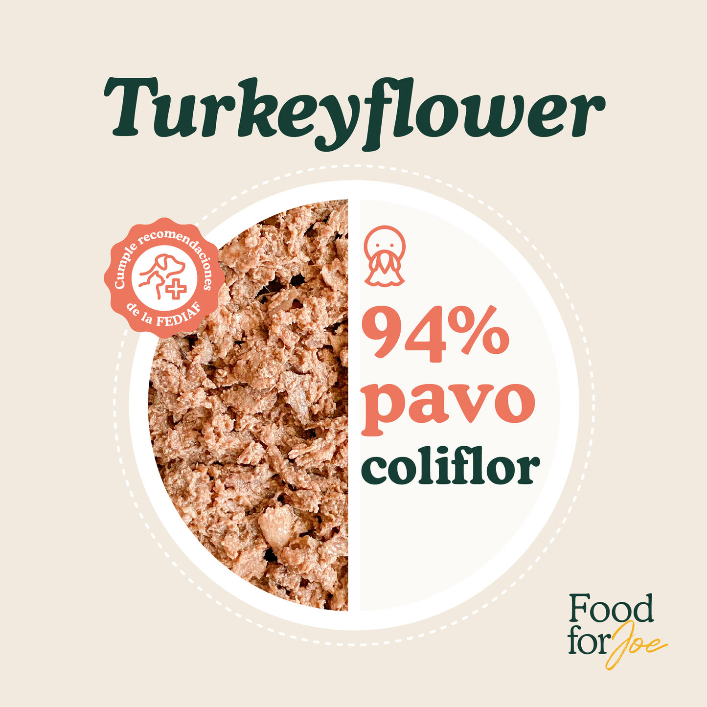 Turkeyflower - menú de pavo para gatos 200g