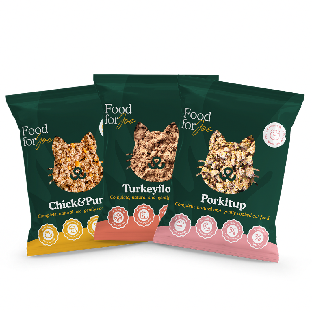 Pack iniciación a la dieta natural para Gatos - 2,8kg