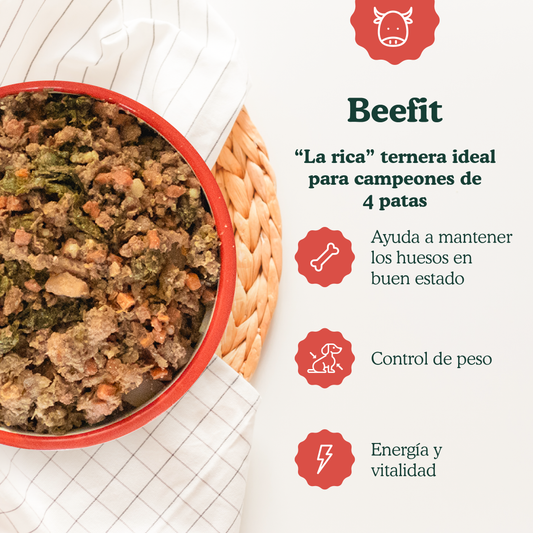 Beefit - menú de ternera para perros 400g