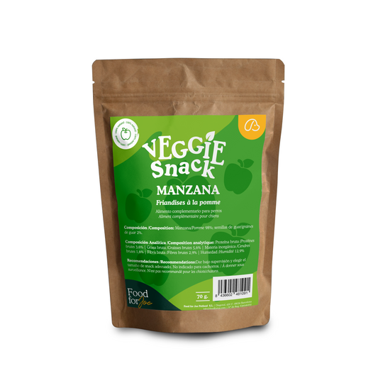 Snack de Manzana Deshidratada para Perros